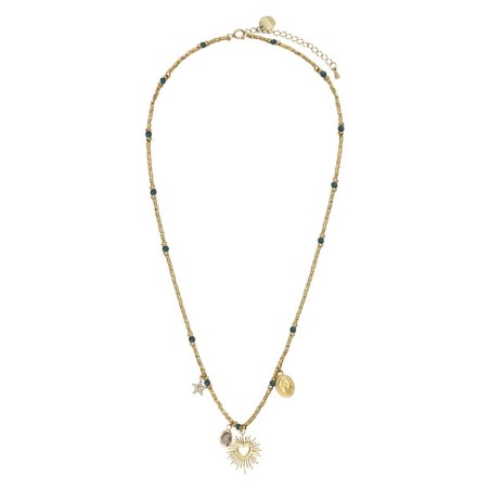 Collier Lucky charms turquoise