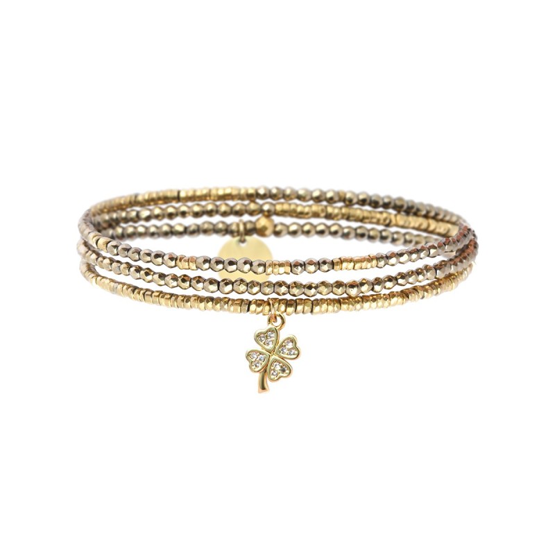 Bracelet Ness trèfle chance