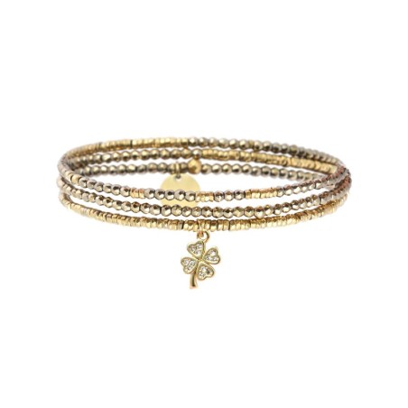 Bracelet Ness trèfle chance