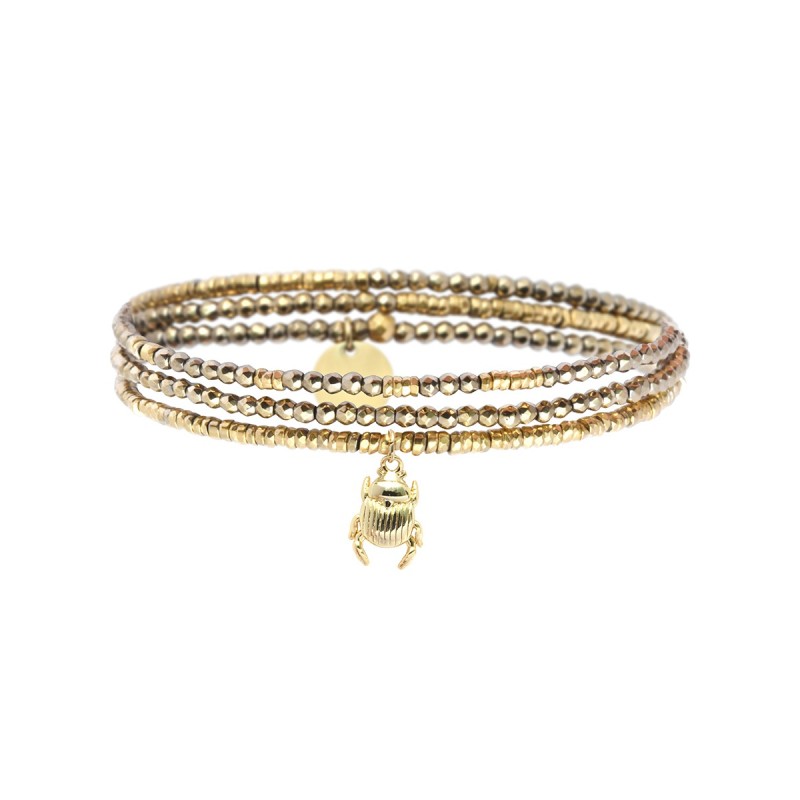 Bracelet Ness scarabée