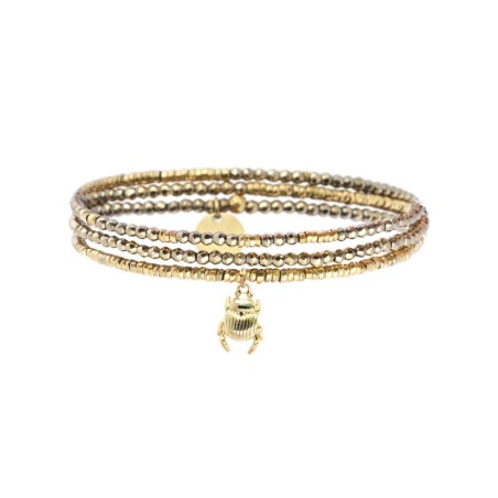 Bracelet Ness scarabée