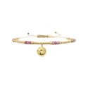 Bracelet Lola tourmaline rose