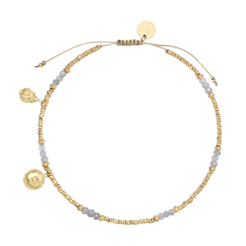 Bracelet cheville Lola cristal de roche