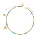 Bracelet cheville Lola amazonite