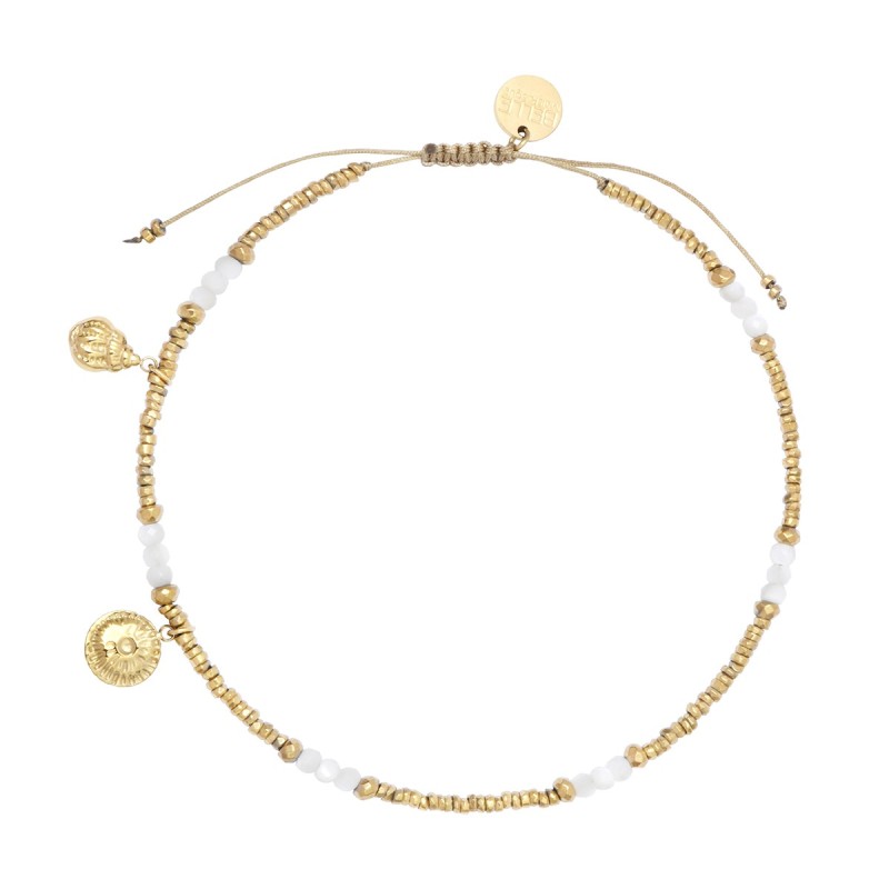 Bracelet cheville Lola nacre
