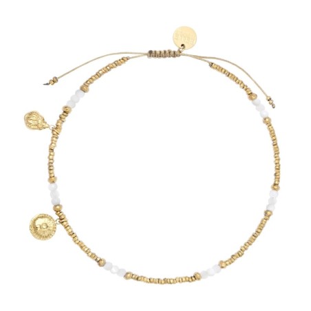 Bracelet cheville Lola nacre