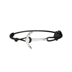 Bracelet Matteo noir ancre
