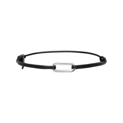 Bracelet Matteo noir squircle