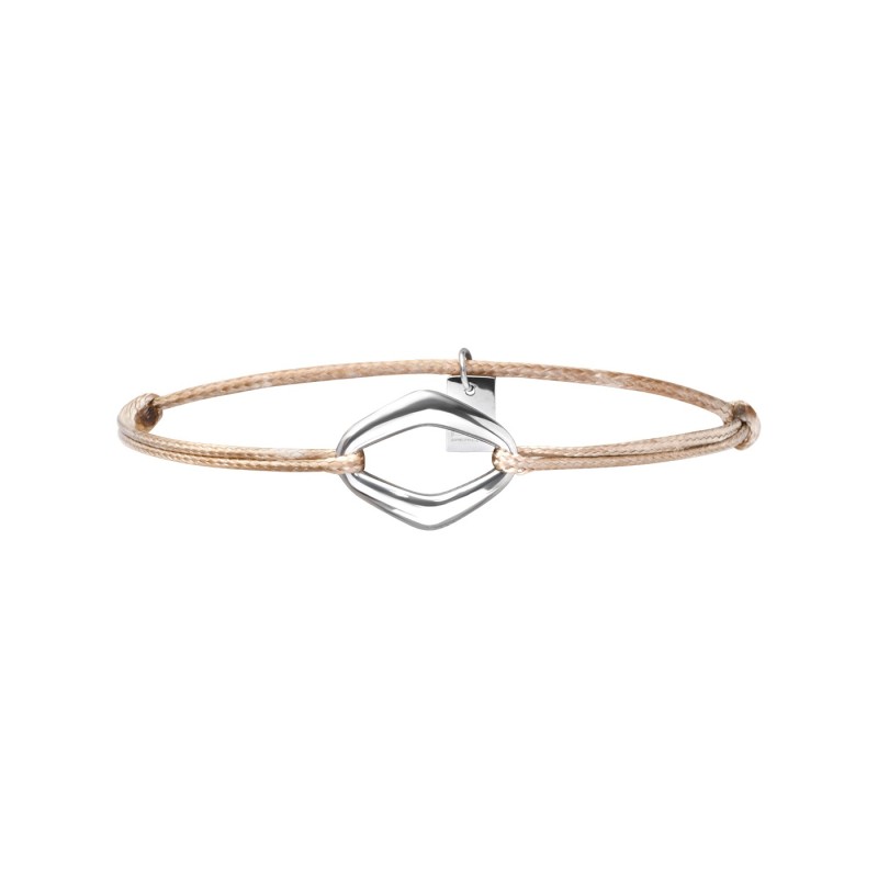 Bracelet Matteo nude losange large
