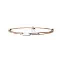 Bracelet Matteo nude double maillon