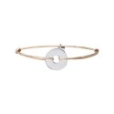 Bracelet Matteo nude disque