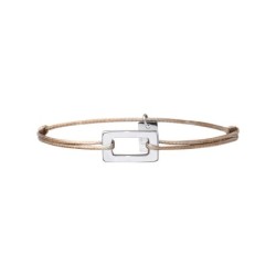 Bracelet Matteo nude plaque