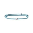 Bracelet Eddy bleu bondi strié
