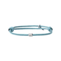 Bracelet Eddy bleu bondi strié