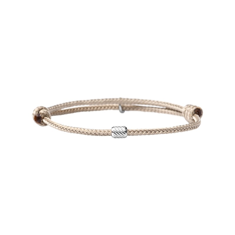 Bracelet Eddy champagne strié