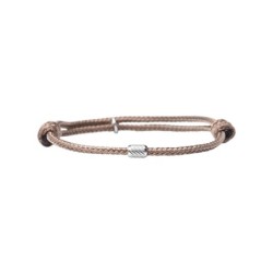 Bracelet Eddy sépia strié