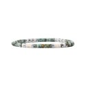 Bracelet Leo turquoise africaine et pierre de rivière