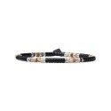 Bracelet Leo jaspe paysage et onyx