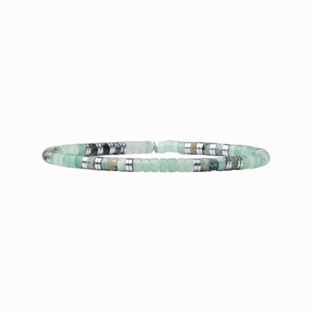 Bracelet Leo turquoise africaine et aventurine