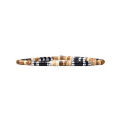 Bracelet Leo onyx et jaspe paysag