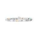 Bracelet Leo quartz fumé et amazonite