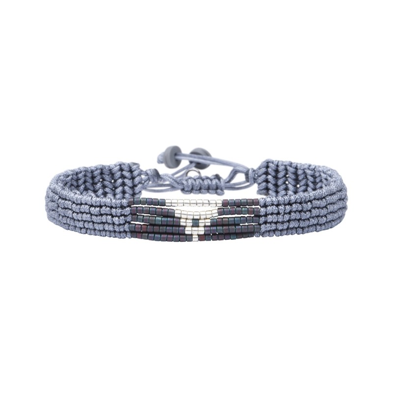 Bracelet César gris empereur