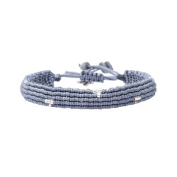 Bracelet César gris royal