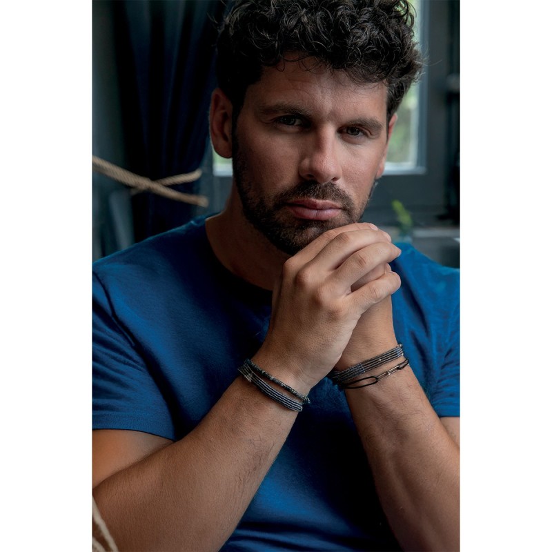 Bracelet César gris majestueux