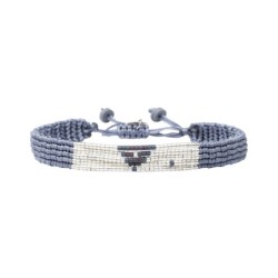 Bracelet César gris grandiose