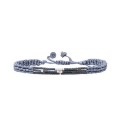 Bracelet César gris impérial