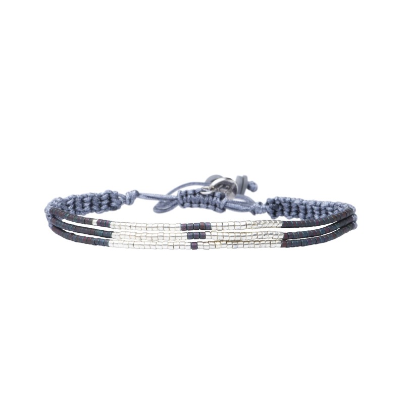 Bracelet César gris noble