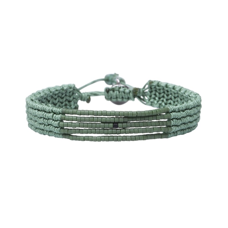 Bracelet César noir kaki king