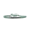 Bracelet César noir kaki souverain