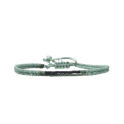 Bracelet César noir kaki souverain