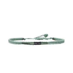 Bracelet César noir kaki princier