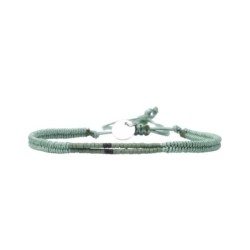 Bracelet César noir kaki majestueux