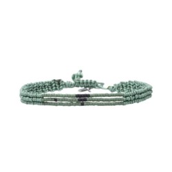 Bracelet César noir kaki impérial