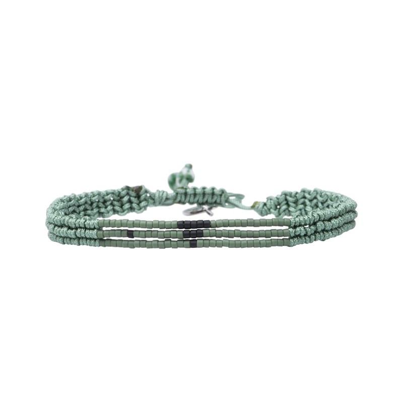 Bracelet César noir kaki impérial
