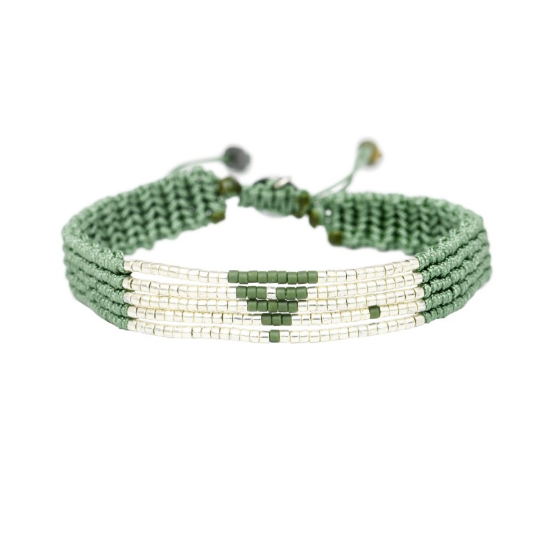 Bracelet César vert grandiose