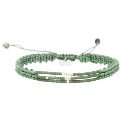 Bracelet César vert monarque