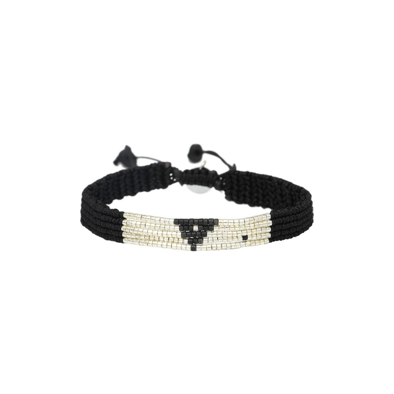 Bracelet César noir grandiose