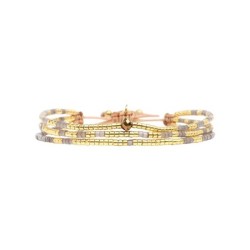 Bracelet Agathe nude signature