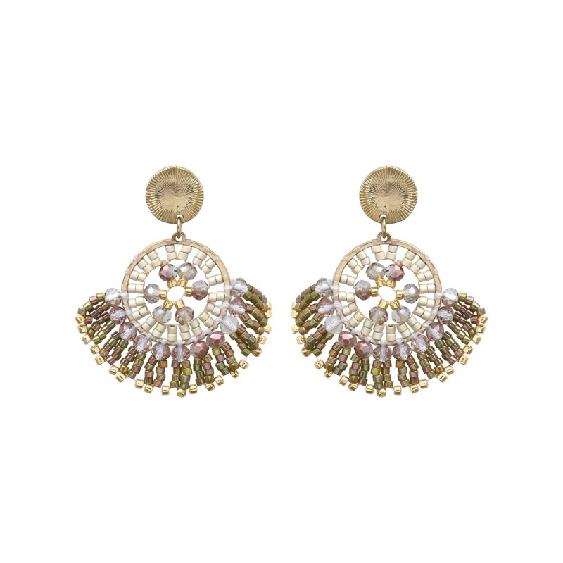 Paire de boucles d'oreilles Joya Secret garden