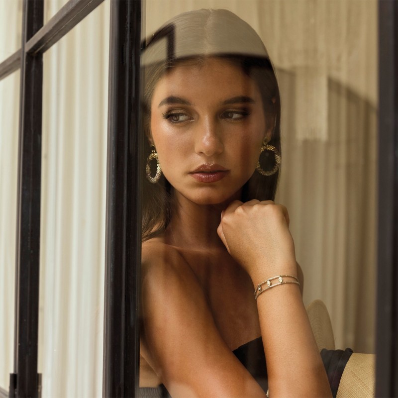 Paire de boucles d'oreilles Joya Secret garden