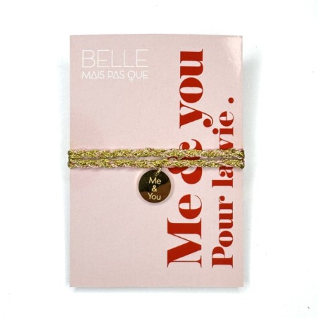 Bracelet " Me & you pour la vie "