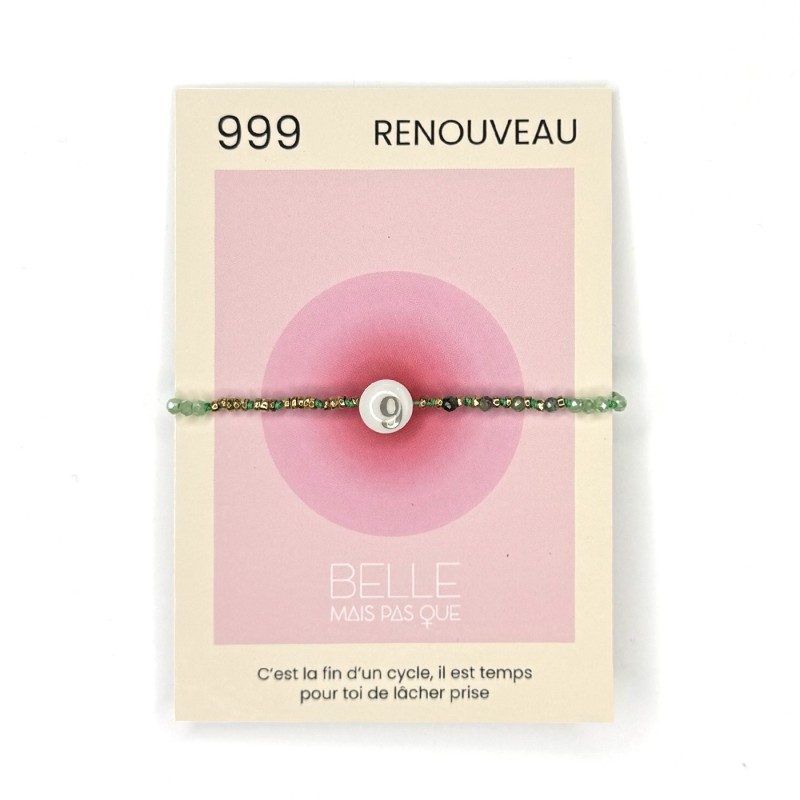 Bracelet Chemin de vie 9 " Renouveau "