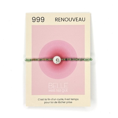 Bracelet Chemin de vie 9 " Renouveau "