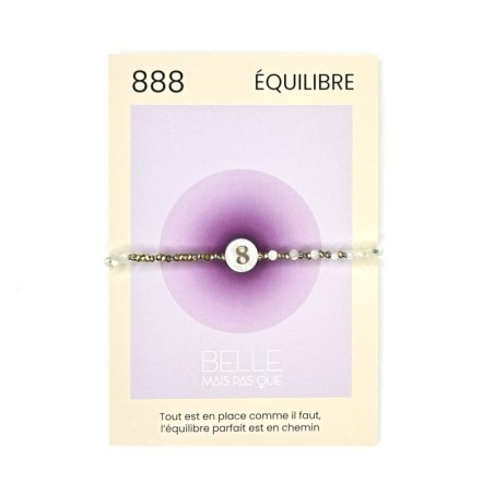 Bracelet Chemin de vie 8 " Équilibre "