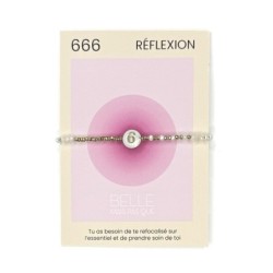 Bracelet Chemin de vie 6 " Réflexion "