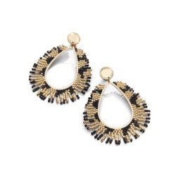 Boucles d’oreilles Maya Tigre | Perles Miyuki | Belle mais pas que